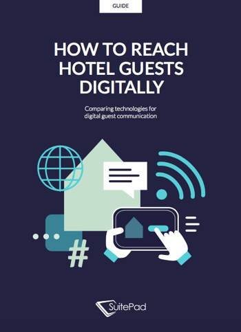 SuitePad eBook - How to reach hotel guests digitally - Cover