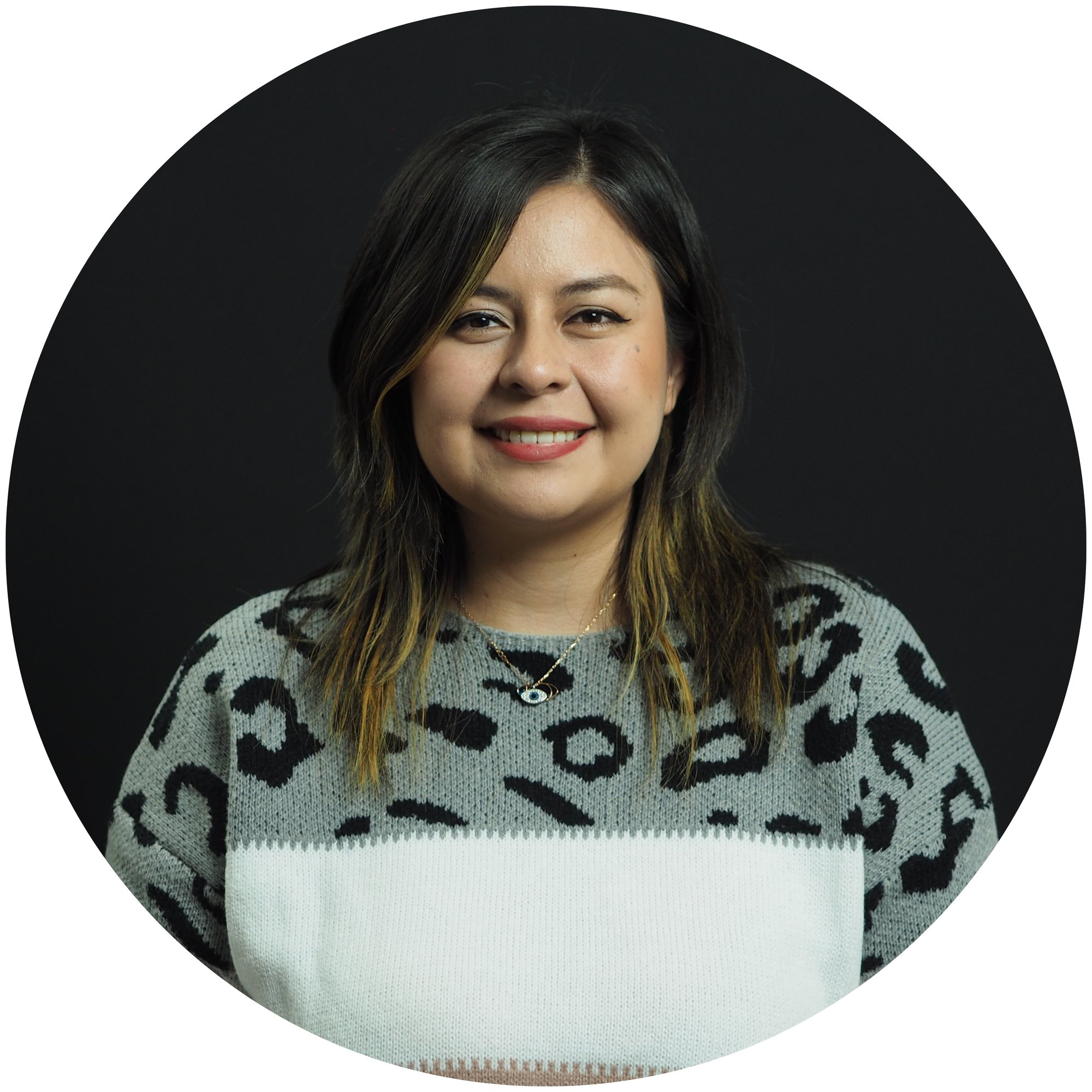 Margot Perez portrait photo against a black background