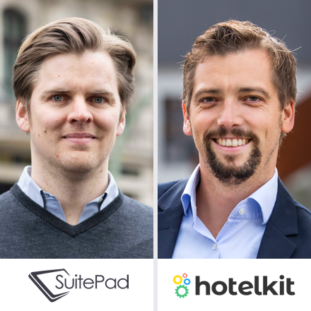 SuitePad hotelkit Partner Webinar Referenten Moritz von Petersdorff-Campen und Marius Donhauser